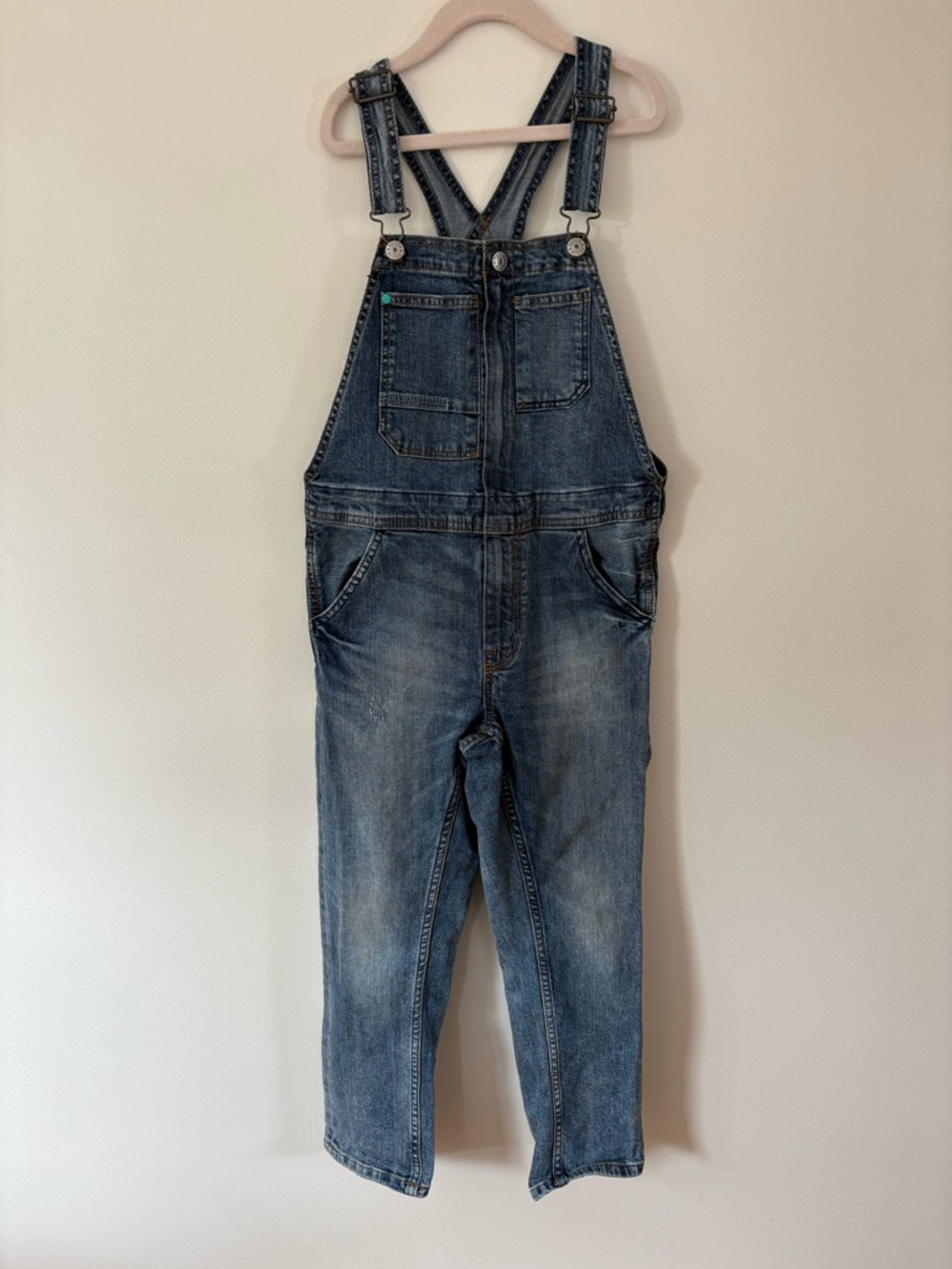 Classic H&M Denim Overalls - Faded Blue size 7-8 kids